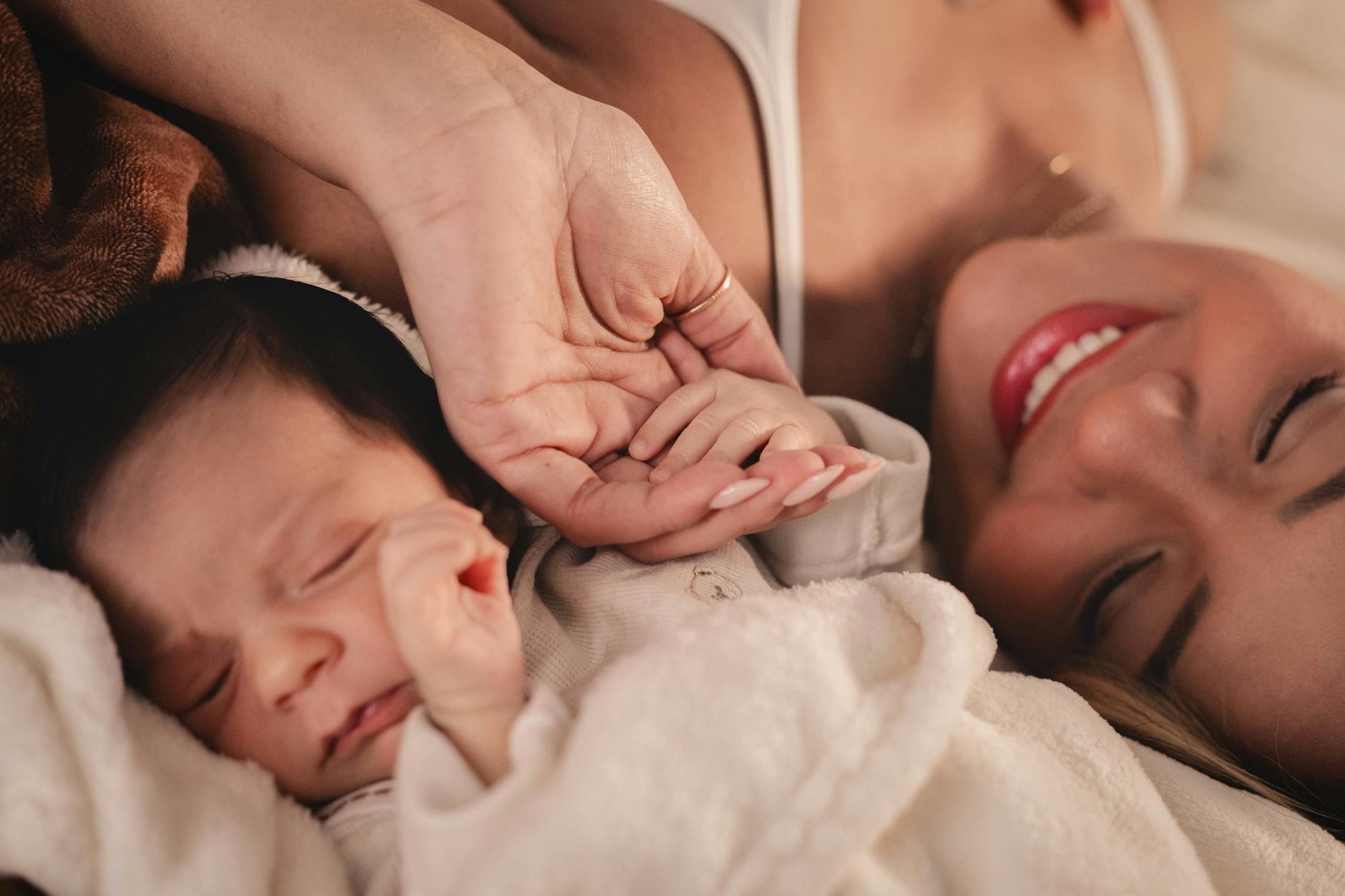 heartwarming bond between mother and baby